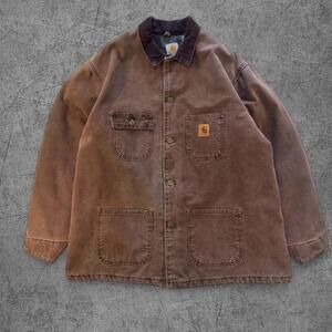 Vintage Faded Brown Carhartt Chore Jacket